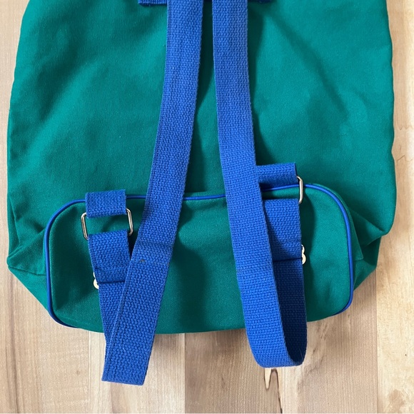 Vintage NFL Pro Bowl Hawaii 1996‎ Bucket Bag Backpack Football Fan Green Canvas - Picture 9 of 12